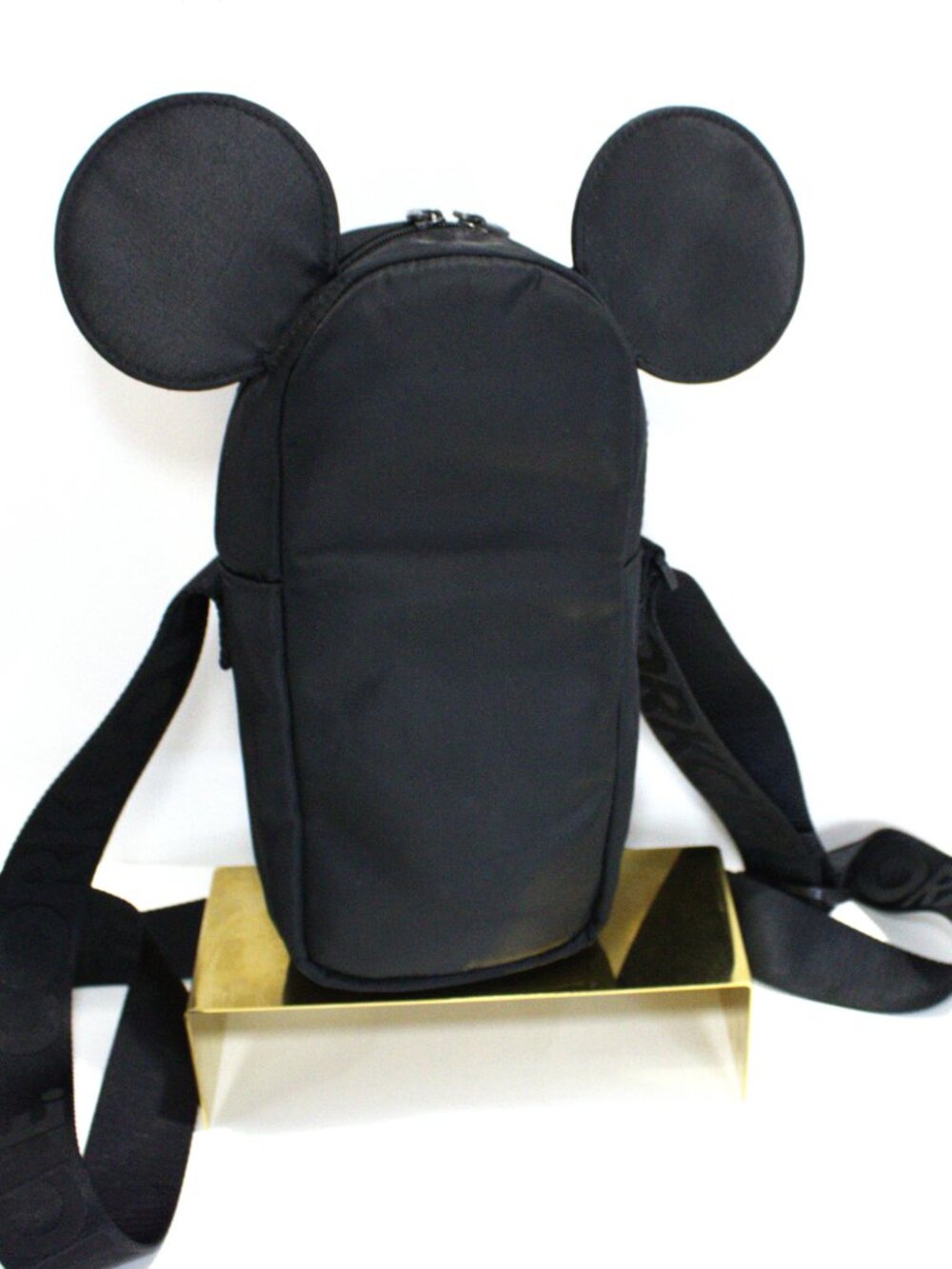 Disney X Corkcicle Black Nylon Sling Bag/Water Bottle Carrier